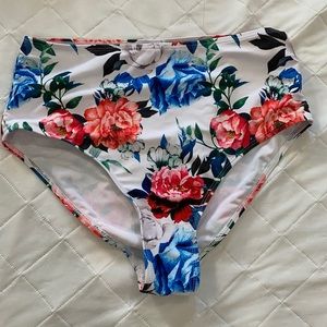 High waisted bikini bottoms